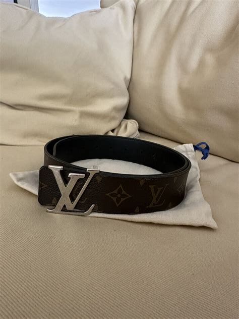 louis vuitton initiales belt white|m9821.